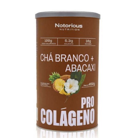 COLAGENO PRO CHA BRANCO COM ABACAXI - 450g