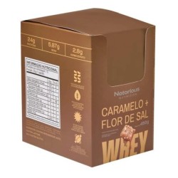 SACHE WHEY CARAMELO + FLOR DE SAL BOX 30g | 15UN