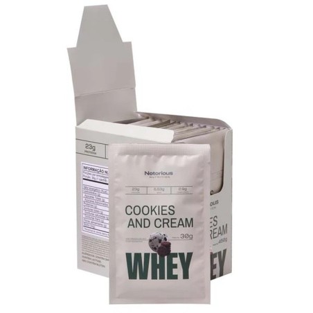 SACHE WHEY COOKIES AND CREAM BOX 30g | 15UN