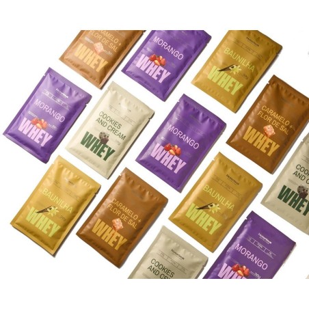 KIT SACHES WHEY 4 SABORES 30g | 8UN